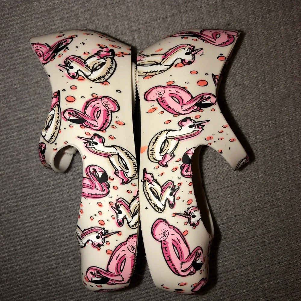 New Mini Melissa Flamingo Unicorn Float Mary Janes